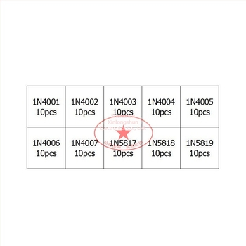 Aemedy uzorčni paket usmjernih dioda s 1N4001 i IN5819 za kućanske uređaje