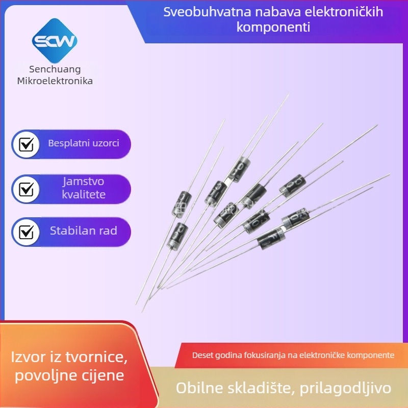 Ispravljačka dioda XKETE DO-41, obitelj više modela (1N4001/4004/4007, 1N4937, 1N5817/5819) za 3C digitalne primjene