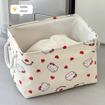 Sklopivi koš za rublje od pamuka i lana, vodootporan, s velikim kapacitetom, za kupaonicu