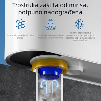 Zaptivački prsten za toaletni flanš, protiv mirisa, protiv curenja, debeli gumeni brtveni prsten, univerzalna kompatibilnost — Home Rhyme