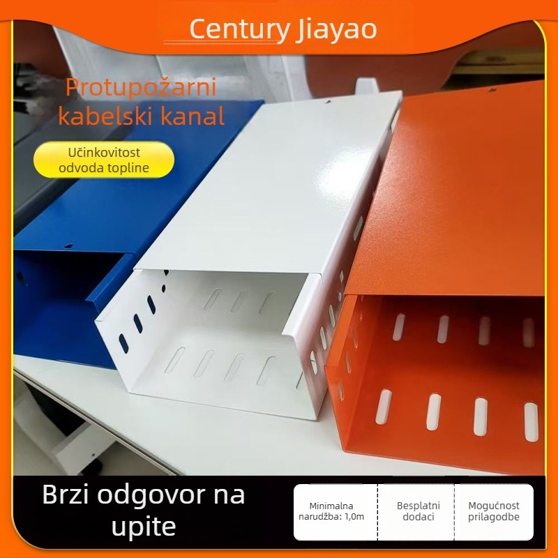 Paletni tip kabelske tračnice, galvanizirano čelika, prilagodljiva, za industrijske građevinske projekte