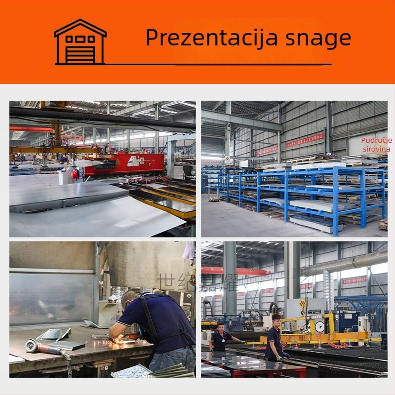 Paletni tip kabelske tračnice, galvanizirano čelika, prilagodljiva, za industrijske građevinske projekte