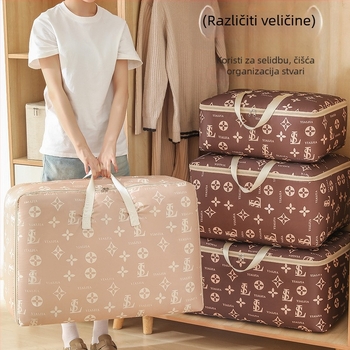 Yiaijia torba za pohranu quilt od Oxford materijala, zatvorena, za ćebe, odjeću i ostale predmete