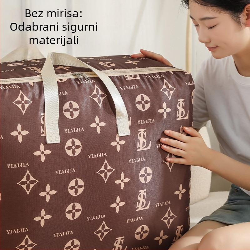 Yiaijia torba za pohranu quilt od Oxford materijala, zatvorena, za ćebe, odjeću i ostale predmete