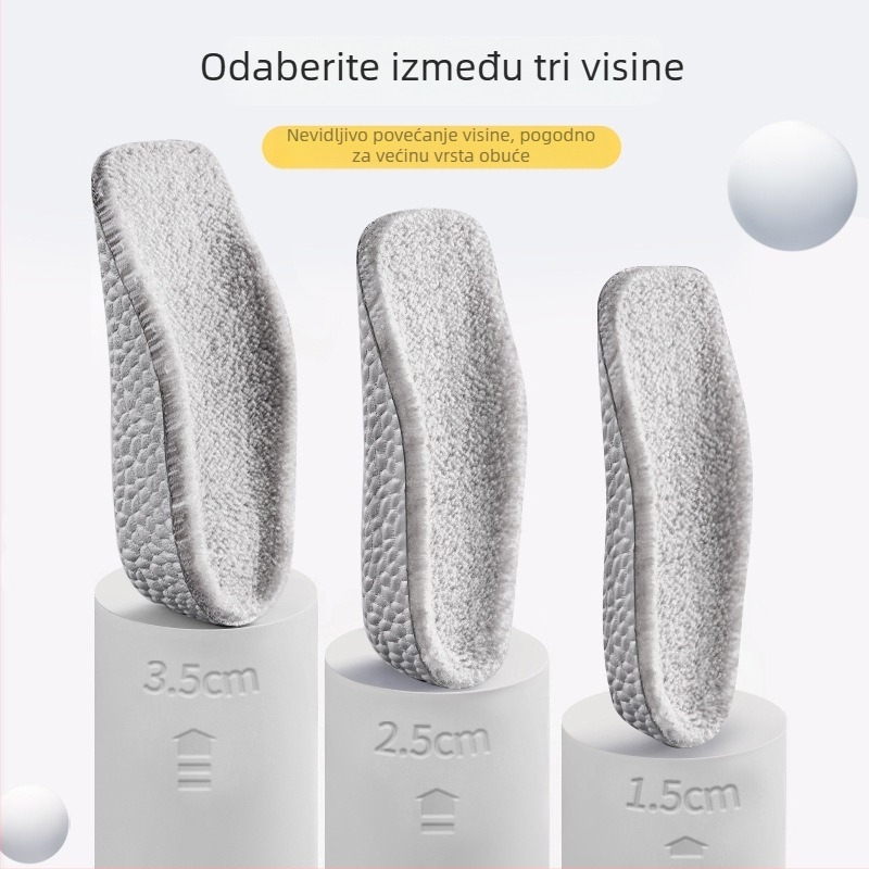 Skrivena podložna za povećanje visine za čizme Martin, unisex, model 2022092601, uložak s apsorpcijom vlage, zimska upotreba
