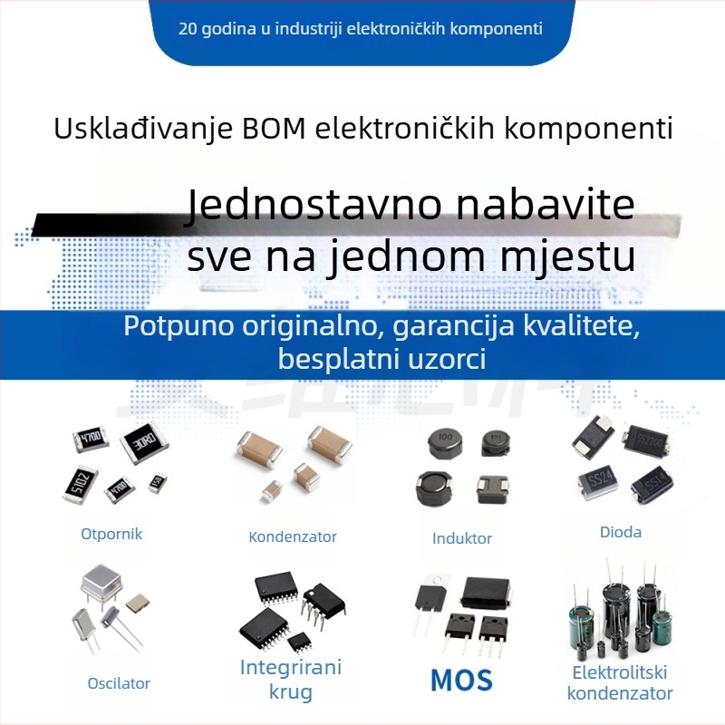 Naručivanje BOM-a elektroničkih komponenti: otpori, kondenzatori, tranzistori; marke: Yageo, Fenghua, Huosheng, Aihua, Changjing; napon: 1–10k
