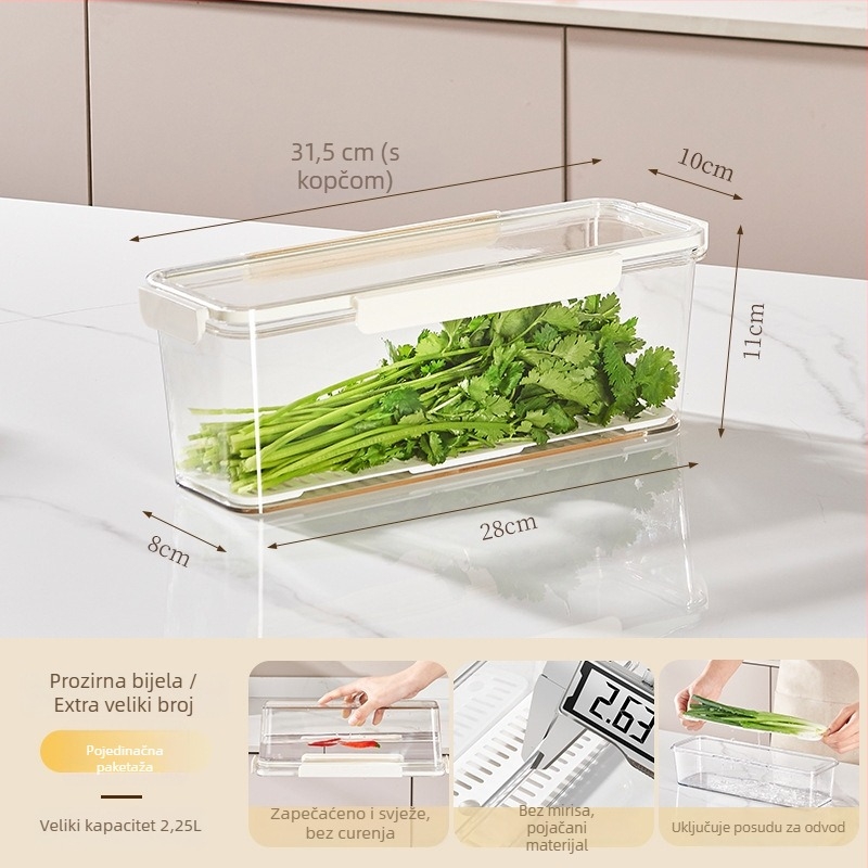 Japanski stil plastična kutija za hladnjak – prenosna, čuva svježinu