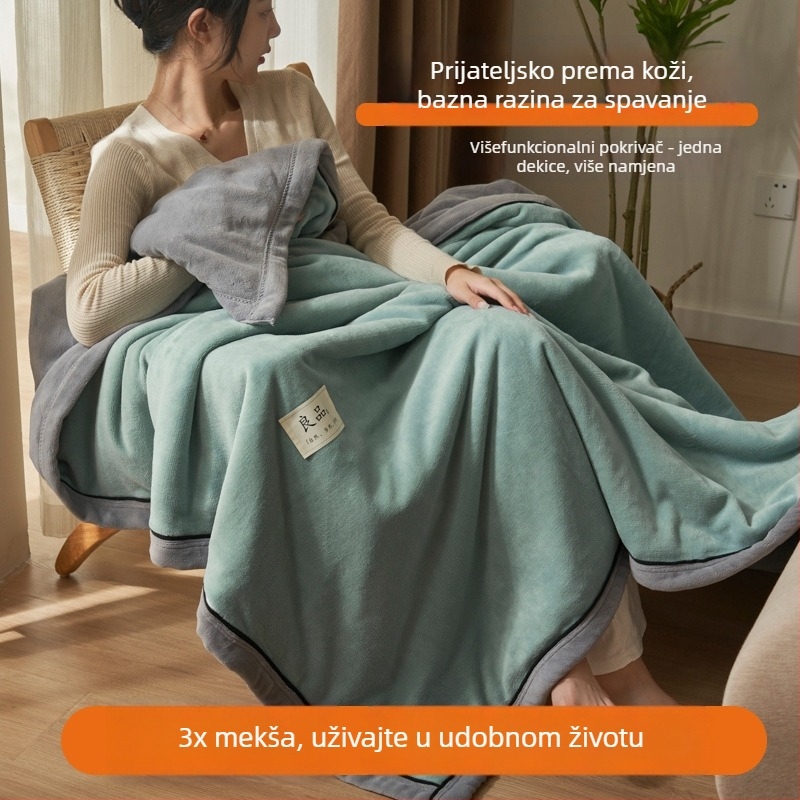 Sleeping Cute Rabbit milk fleece deka za bebe od poliestera, 2000–2500 g, za sve sezone