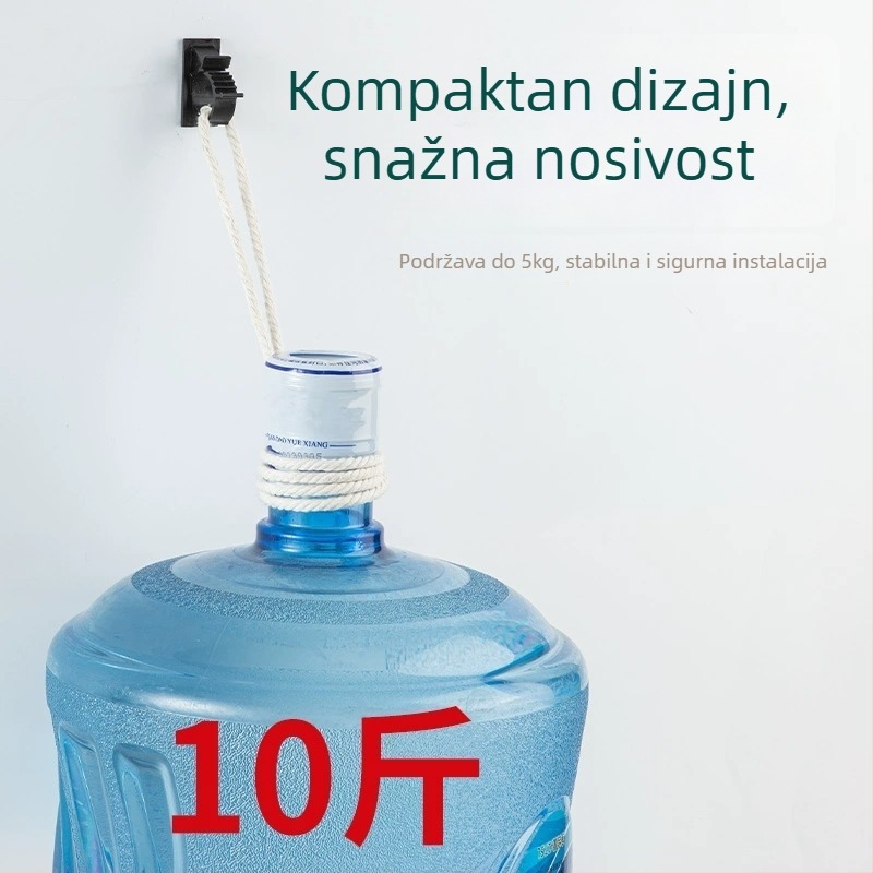 Samoodvješni držač cijevi za vodu i odvod — Bez bušenja, Model: Fixed pipe clamp, Šifra proizvoda: Gdgka-1, Materijal: PVC, Izrada: Regular Fit, Marka: Neck strength