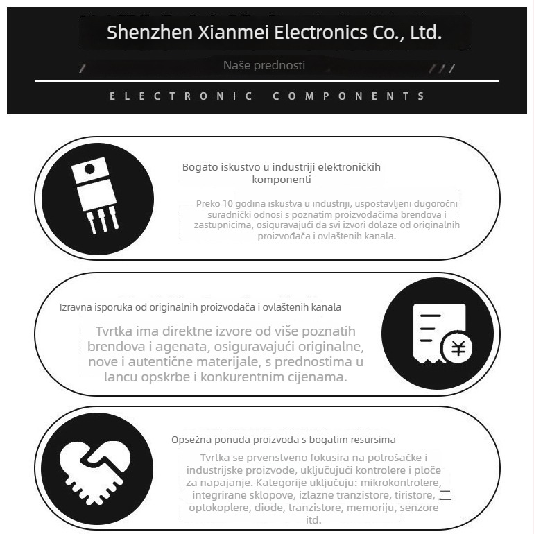 Jednočipni IC s BOM tablicom – Marka: Druga; Napajanje: Standardno