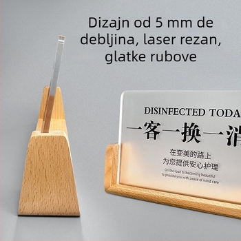 Akrilni hotelski znak, UV otisak, prilagodljiva pločica s imenom, porijeklo Nanjing Jiangsu