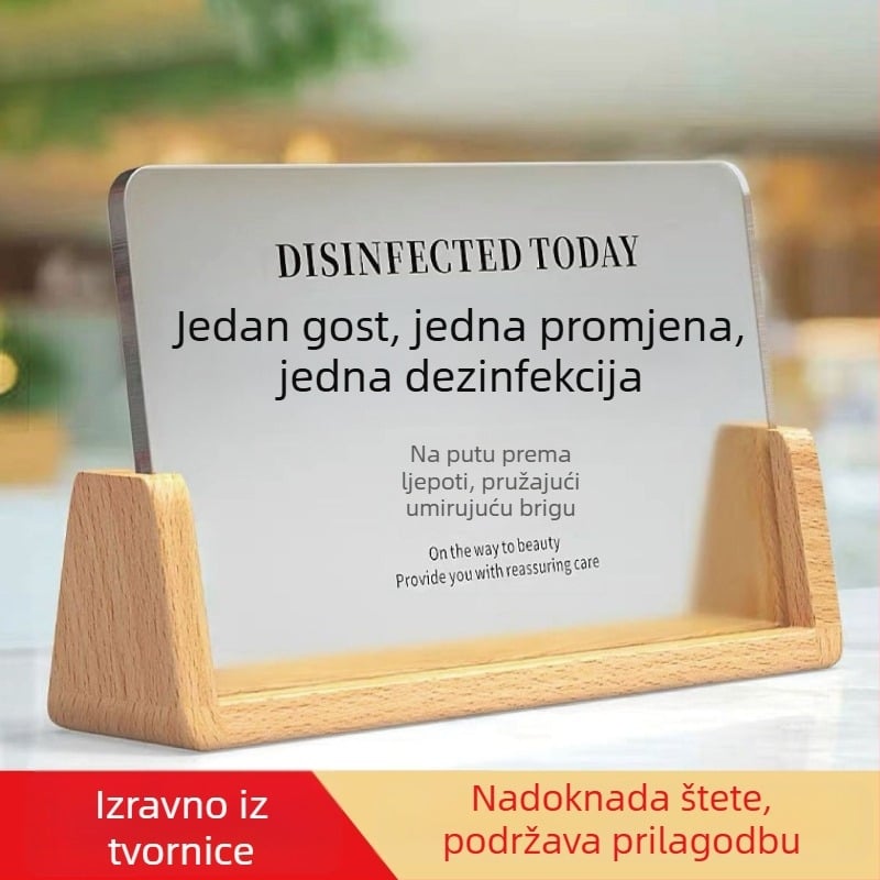 Akrilni hotelski znak, UV otisak, prilagodljiva pločica s imenom, porijeklo Nanjing Jiangsu