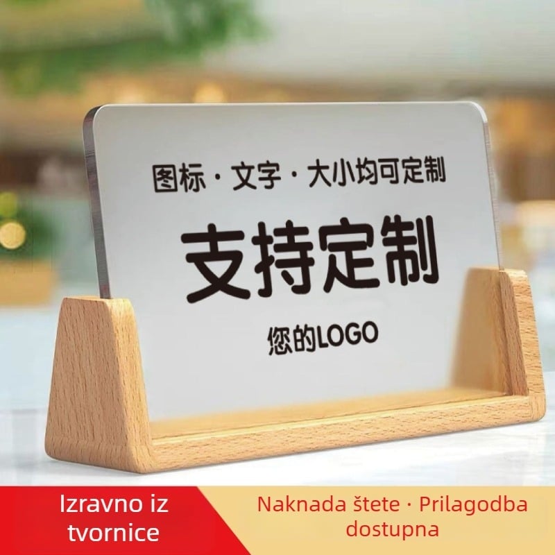 Akrilni hotelski znak, UV otisak, prilagodljiva pločica s imenom, porijeklo Nanjing Jiangsu