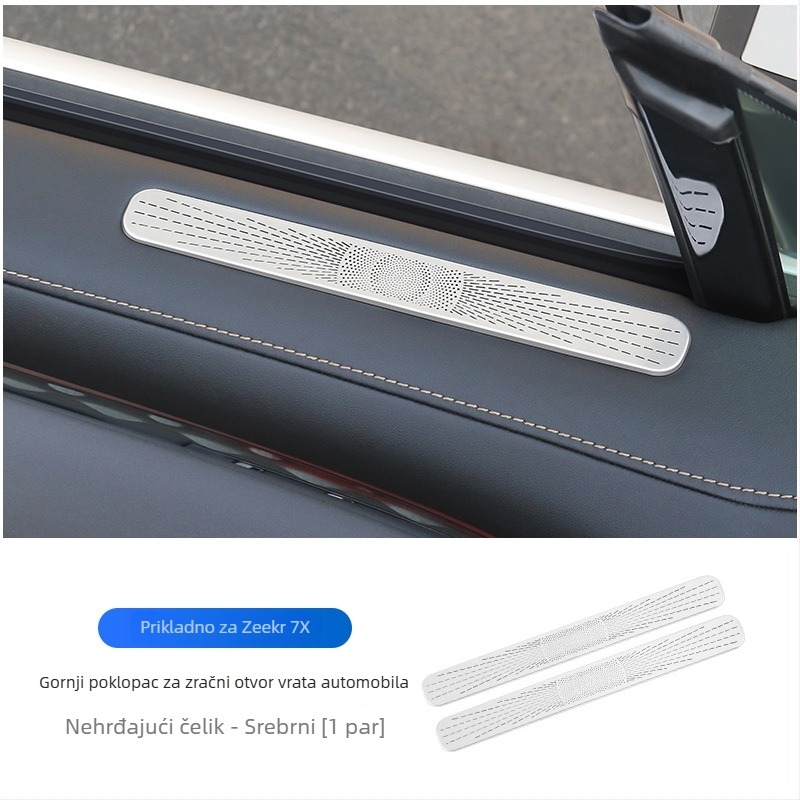 Poklopac motora od nehrđajućeg čelika i mreža protiv insekata za Zeekr 7X, zaštita motornog prostora