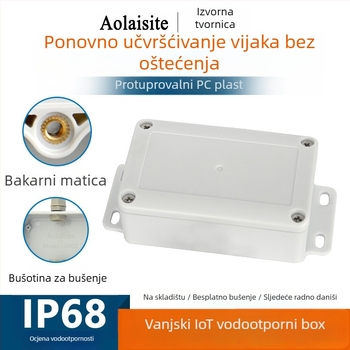 IP68 plastično ABS kućište otporno na plamen, vodootporno, za vanjsku uporabu, zatvorena kutija za spojnice za kabelske sustave za nadzor i javnu rasvjetu