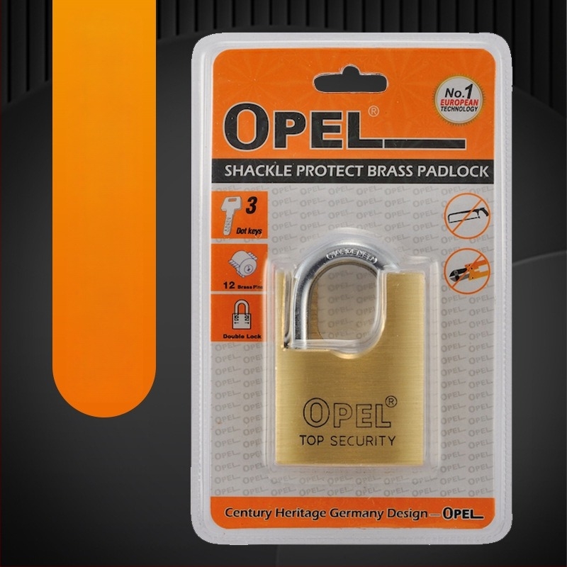 OPEL bakreni katnić BLDM-TC – Kućni sigurnosni katanc, Materijal: bakar, Jezgro cilindra od bakra, Letva od mangan čelika (toplinska obrada)