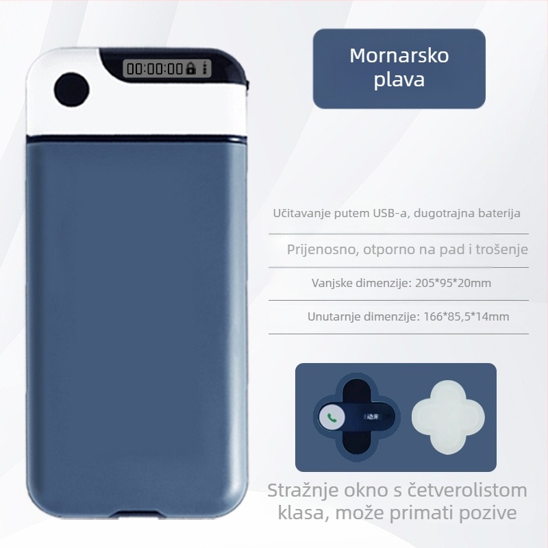 Kućna vremenska brava za mobitel za samodisciplinu (Model: 1; Materijal: Plastika; Stil: Moderna jednostavnost)