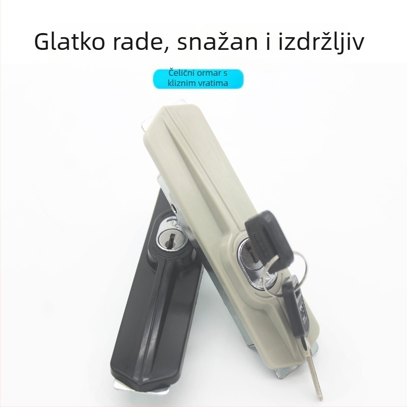 Thumb Model 001 Brava za metalni ormar s kliznim vratima – Plastika/čelik, za uredski arhivski ormar