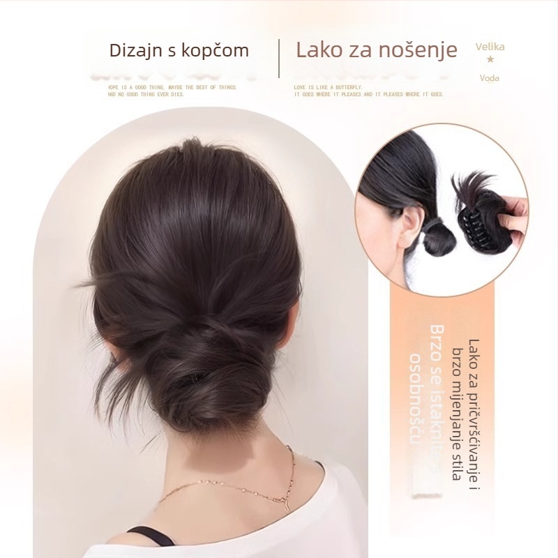 Ponytail perika za žene, vlakna otporna na temperaturu, model Hair Package, mehanizam s klipom