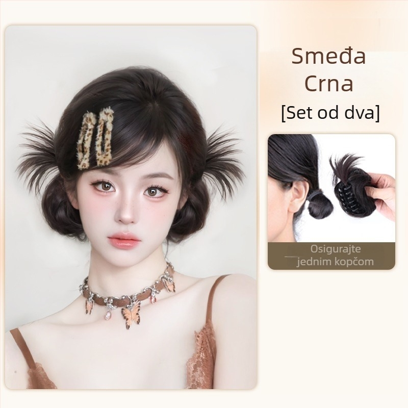 Ponytail perika za žene, vlakna otporna na temperaturu, model Hair Package, mehanizam s klipom