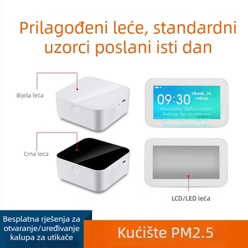 Kućište detektora CO i formaldehida: PM2.5 senzor, temperatura i vlaga, praćenje kvalitete zraka, ABS+PC kućište