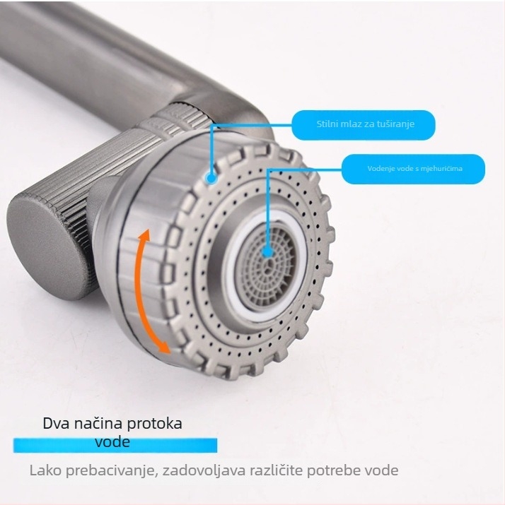 Nehrđajući čelični miješalica za umivaonik, dizajn sretne mačke, model: Stainless steel lucky cat faucet, keramički disk ventila, promjer sjedišta ventila 32 mm