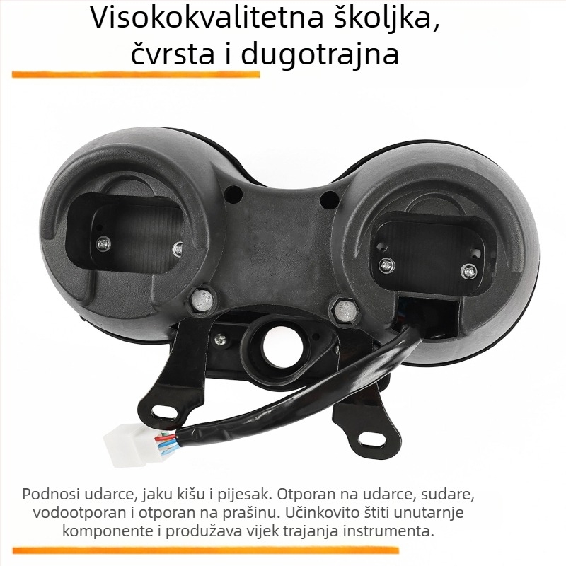 Integrirani instrument klaster s prikazom napajanja 48V/60V/72V, plast + metal, kompatibilan s Jinpeng Zongshen, Mogelon