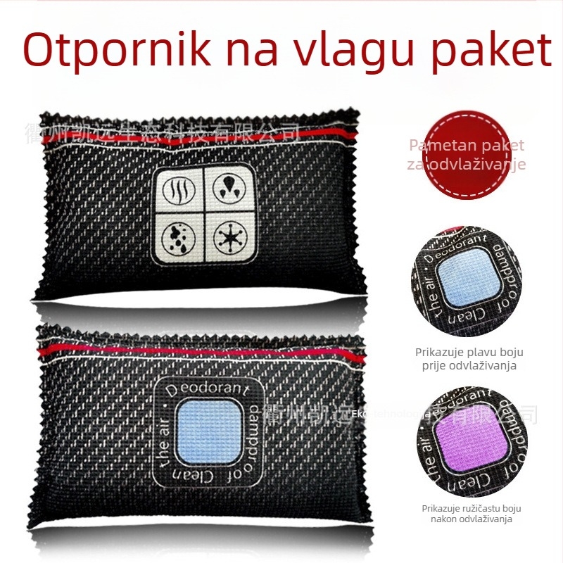 Vrećica silikagela za dehumidifikaciju s indikatorom promjene boje, 400 g, 20 vrećica po kutiji, može se dodati miris, za auto i dom