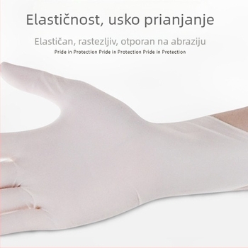 Jednokratne nitrilne rukavice za kuhinju - debele, otporne na ulje, vodonepropusne, otporne na kiseline i alkalije.