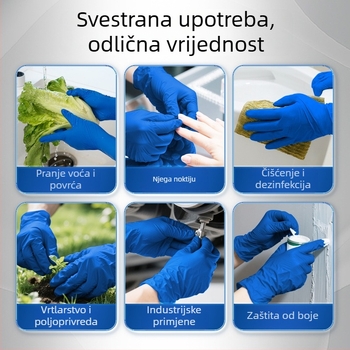 Blue Sail Medical jednokratne nitrilne rukavice, deblje, za catering i kućno čišćenje