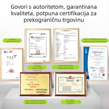 Torba od bambusovog ugljena za uklanjanje formaldehida, za ormariće i prostorije, 75 g, miris bambusovog ugljena