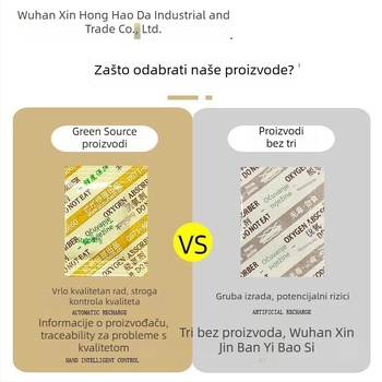 Vrećice za apsorpciju vlage za hranu, za kekse i orašaste plodove, 300 kom., 450 g, apsorpcija vlage