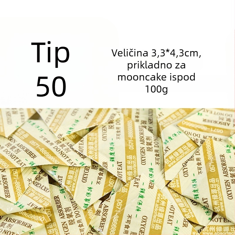 Vrećice za apsorpciju vlage za hranu, za kekse i orašaste plodove, 300 kom., 450 g, apsorpcija vlage