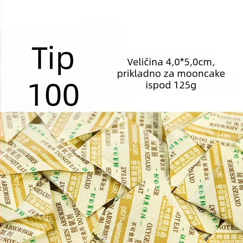 Vrećice za apsorpciju vlage za hranu, za kekse i orašaste plodove, 300 kom., 450 g, apsorpcija vlage