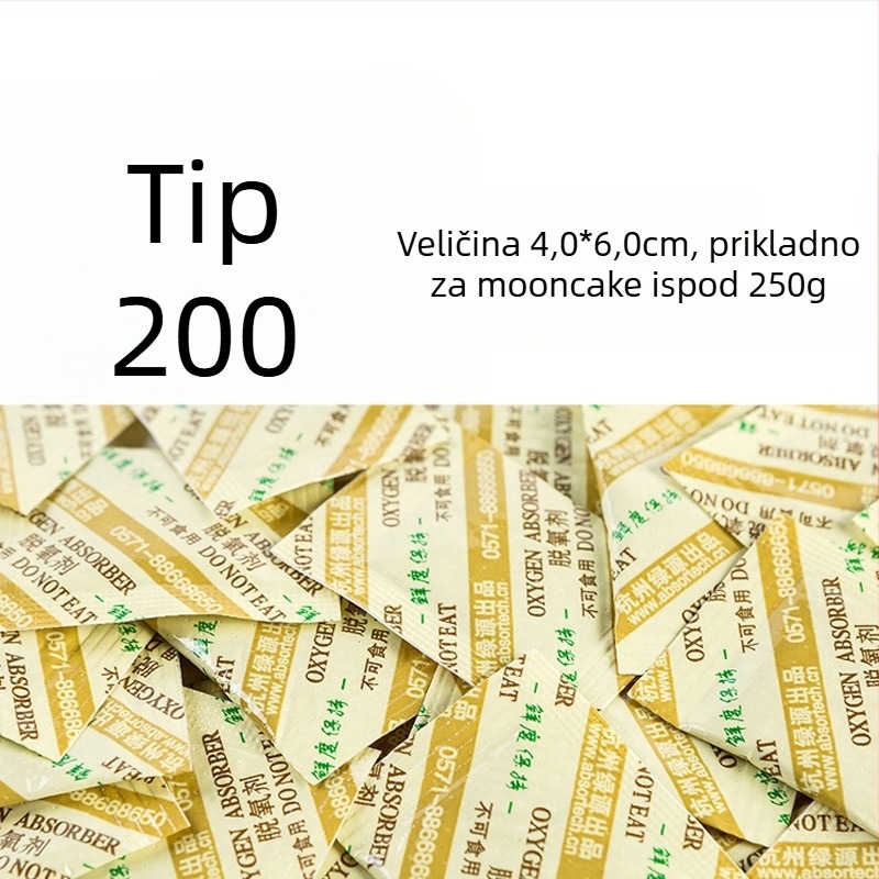 Vrećice za apsorpciju vlage za hranu, za kekse i orašaste plodove, 300 kom., 450 g, apsorpcija vlage