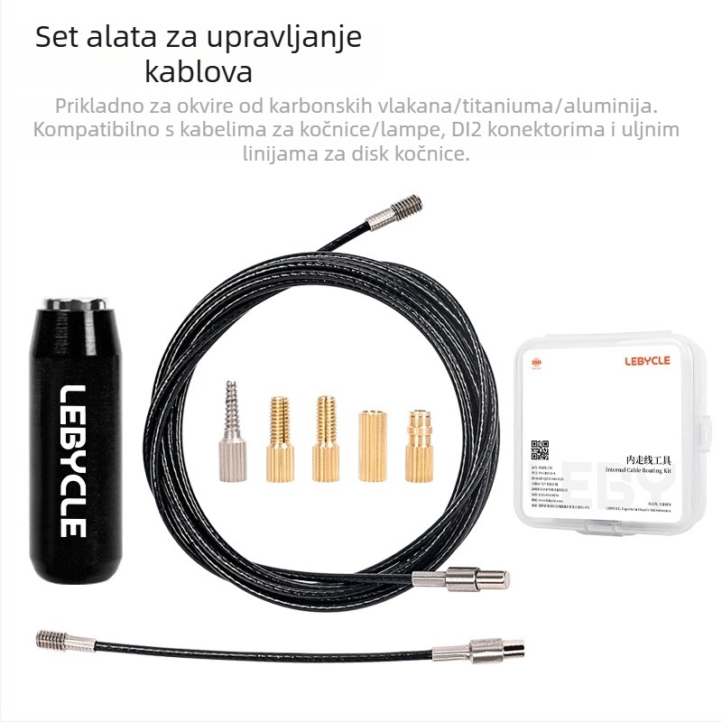 Alat za unutarnje vođenje žica bicikla — aluminijska legura, prilagodljiv, Lebycle marka