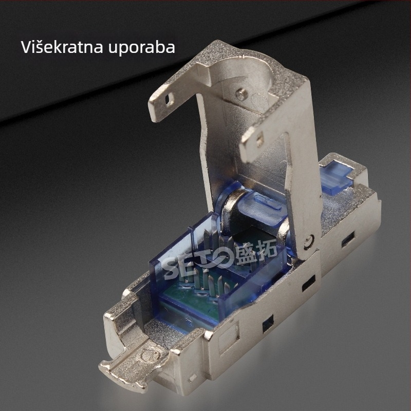 SeTO Zaštićeni RJ45 Cat.7 kristalna glava konektor za inženjerske primjene