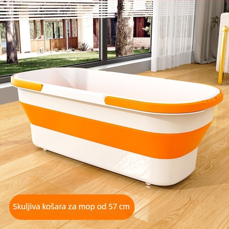 Sklopiva kanta za mop, pravokutna, s funkcijom cijeđenja, za pranje podova i pranje automobila (Materijal: PP; Marka: Home storm; Datum izlaska: jesen 2025; Težina: 0.55 kg)