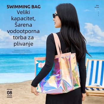 PU kubičnog oblika plivačka torba s brtvenom funkcijom za putovanja i skladištenje toaletnih potrepština (kubičan oblik, PU materijal, brtvena funkcija, putovanja)