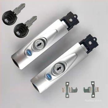 Zamjenski dio brave za prtljagu B35 bočna brava (Naihua, ABS materijal, proljeće 2024)