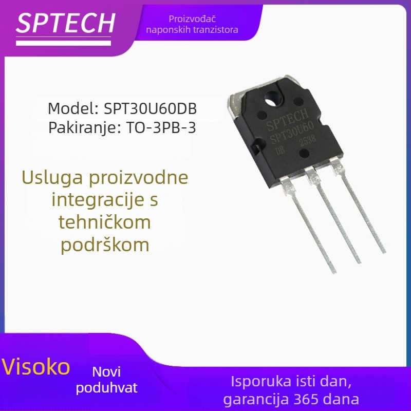 SPTECH SPT30U60DB Dioda brzog oporavka, TO-3PN kućište, 30A, 600V