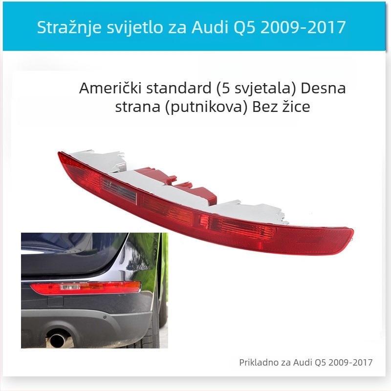 CZPINCHEN Zadnja svjetla za Audi Q5 (2009-2021) - PC materijal, modeli 8R0945095/8R0945096