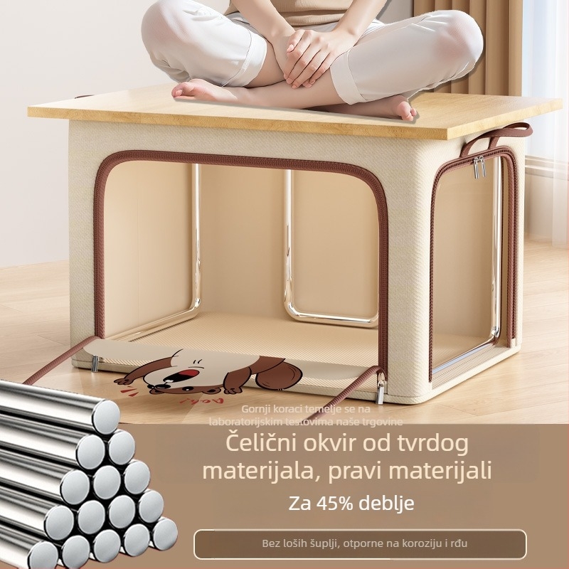 Kutija za odlaganje odjeće, model SNx4012-1, Oxford tkanina, kapacitet 60–70 L, sklopiva
