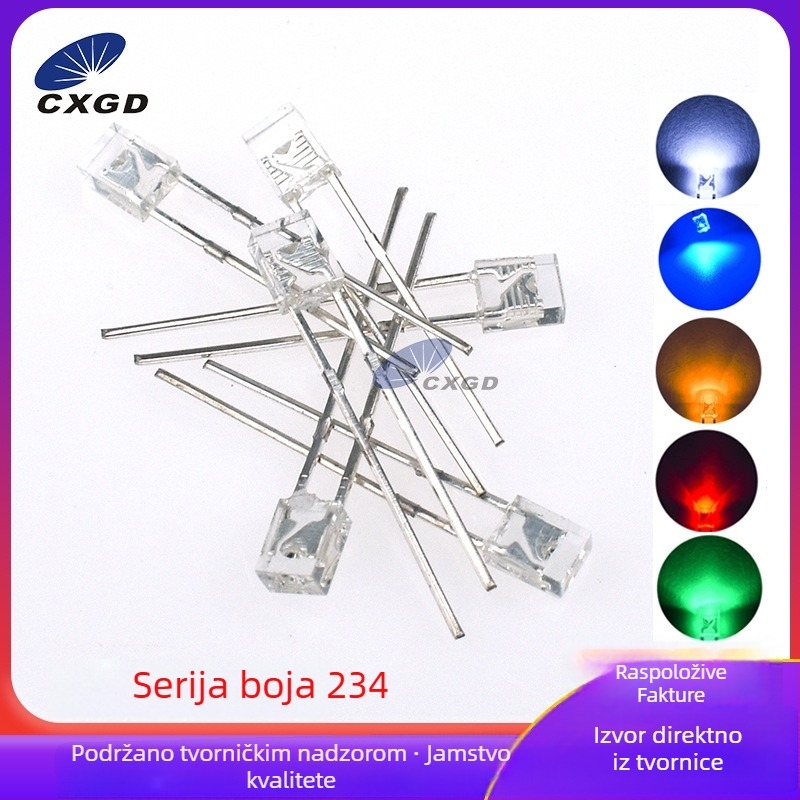 LED perle 234 – 20 mA, 1.8–2.2 V, 0.06 W, kut zračenja 45°, CRI 90+