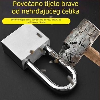 Vanjski katanc za dvorište — nehrđajući čelik, jednostrani otvor, Gu Rui marka, za druge primjene