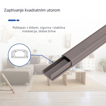 Xinheng FW24 Površinski montirani kabelski kanal – PVC, za urede, trgovačka središta, radionice, tvornice, kuće i hoteli