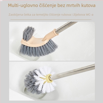 Četka za zahod s dugačkim drškom, plastična, 135 g, 1 kom