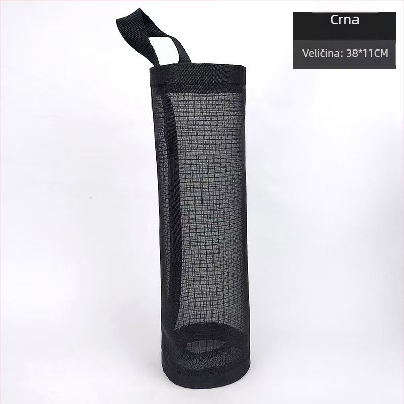 Zidni organizator vrećica za smeće, najlon, dugokrugli model, trodimenzionalni dizajn, kuhinjski višenamjenski organizator