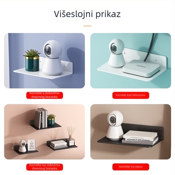 Akrilni zidni stalak za ruter i kameru, držač za set-top box, japanski stil