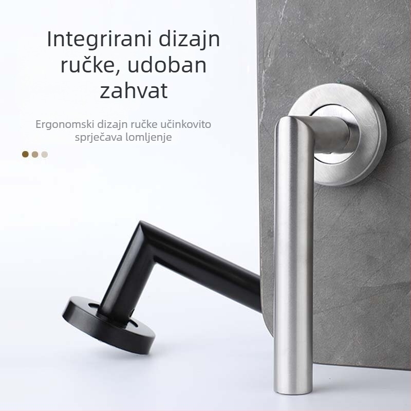 Xiong Kaijie nehrđajući čelik ručka za unutarnja vrata – brava za unutarnja vrata, moderni stil